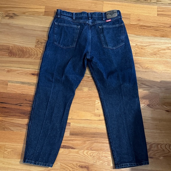 Wrangler Men's Dark Blue Relaxed Jeans 38X30 - Picture 5 of 5